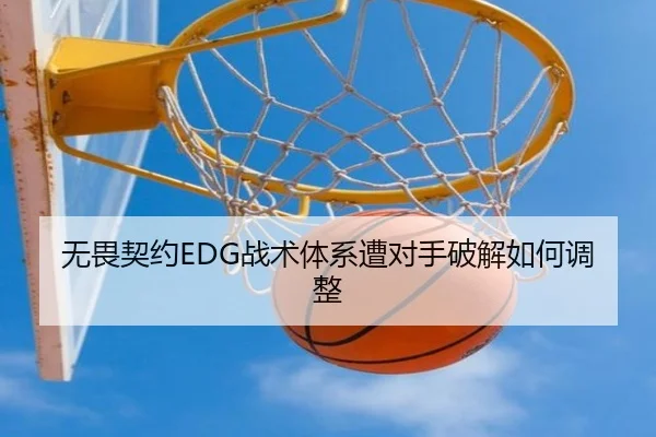 无畏契约EDG战术体系遭对手破解如何调整